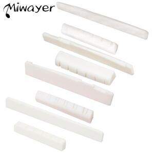 Miwayer 1세트 6-12 현 어쿠스틱 클래식 기타 뼈 다리 리얼 뼈로 메이드 멀티 안장 or 너트