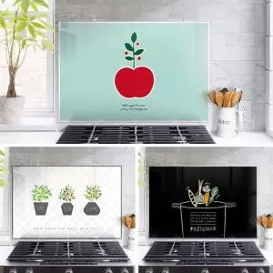 주방아트보드 895x620mm/벽 아트글라스 벽면 강화유리