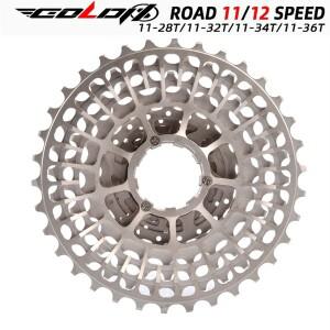 GOLDIX 초경량 CNC 도로 자전거 카세트 11/12 속도 k7 11S 12S 28T/32T/34T/36T 시마노 HG용 스프로킷