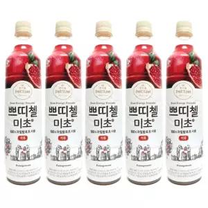 쁘띠첼 미초 석류 900ml 5개