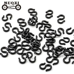 MUQZI 10PCS 자전거 케이블 클립 시프트 브레이크 하우징 고정 홀더 MTB 도로 접이식 버클