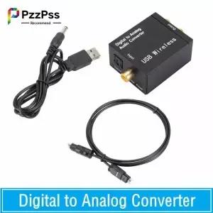 디지털아날로그 오디오 변환기 지원 Bluetooth 광섬유 Toslink 동축 신호RCA R/L 디코더 SPDIF DAC
