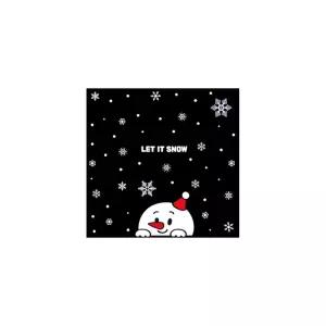 크리스마스 데코 유리창스티커 (눈사람까꿍 눈꽃세트)