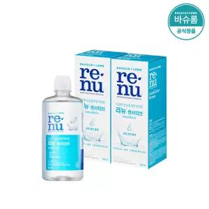 [공식] 바슈롬 리뉴 센서티브 렌즈세척액 355ml x2개