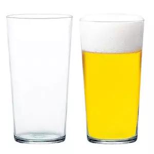 KM 도요사사키 레트로 맥주잔 얇은 맥주잔 유리컵 370ml Toyosk-B-21112CS