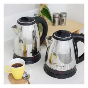 스테인레스바디로 깔끔한 생관리 1.5L 스테인레스 무선포트 주전자 KEHT-150S