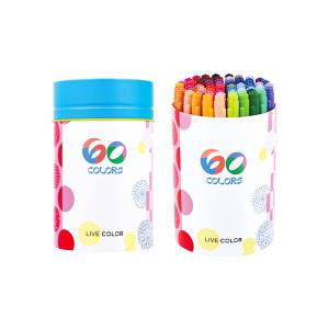모나미 라이브칼라 60색세트 트윈타입 수성펜 사인펜