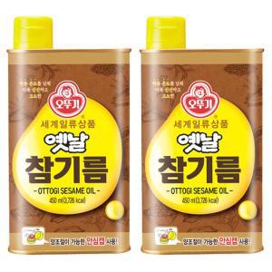 오뚜기  옛날 참기름 450ml 2개입