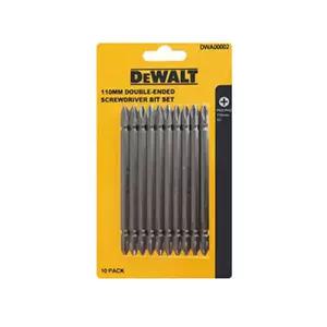 [5098523-디월트]임팩 양날 PH2 드라이버세트 DWA00002 110mm 10pcs (set)