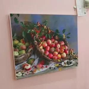 꾸밈 bc129-캔버스액자53x45.5 그림같은과일정물화