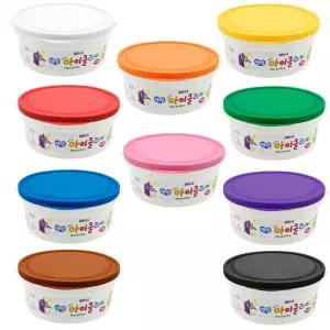 아모스 탱탱 아이클레이 대용량 버킷 400g (택1)/놀이/재료/점토/촉감/발달/유아/교구/오감/자극/창작/활동