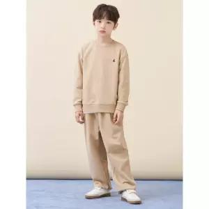 [BEANPOLE KIDS] [시즌오프 30%] 그래픽 포인트 상하세트 - 베이지 (BI6141U04A) (BI6141U04A)