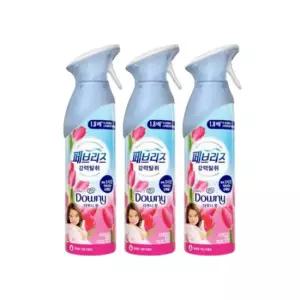 페브리즈 에어 실내탈취제 다우니향 165g x 3개 화장실 고기냄새 공기탈취제