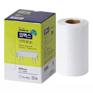 코멕스 식탁보 롤타입(960X1300mm) 30매/일회용/식탁/투명/매트/비닐/방수/업소/식당/테이블보/커버/행사용