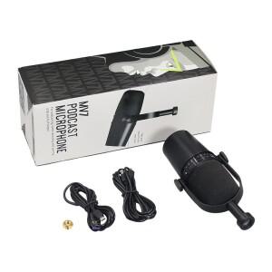 호환 MV7+ USB 금속 USB/XLR 라이브 스트리밍 전문 녹음 PC 전화 사용다이나믹 마이크