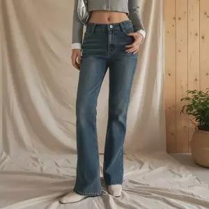 여성 나팔 워싱 그런지 데님팬츠 바지 청바지