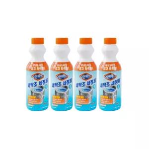 유한락스 세탁조 세정제 500ml x4개 세탁조 클리너