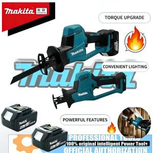 Makita 호환 DJR189 브러시리스 bldc 전기 왕복톱 무선 충전식 목재 금속 절단 톱 휴대용 전동 공구