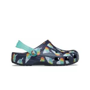 크록스 클래식 스노우 콘 클로그 키즈 213266-410