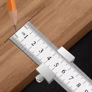 PL 모던 마킹게이지 마크툴 정밀측정 마킹게이지+스틸자(60cm) No9