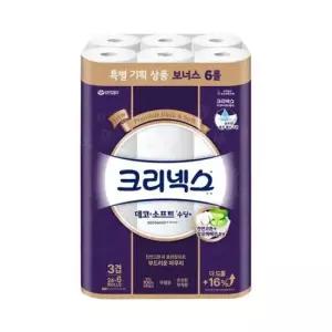 화장지30롤 크리넥스 데코앤소프트 수딩플러스 3겹화장지 30롤