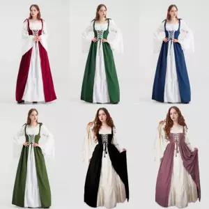 스트랩 졸업사진컨셉 졸사컨셉 레트로 드레스(6color) 알프스소녀 중세시대