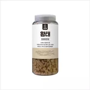 자연애 보틀 오븐 트릿 황태 380g견간식 강아지 훈련 칭찬