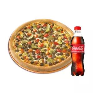 (파파존스) 오리지널 더블 치즈버거(L)+코카-콜라500ml