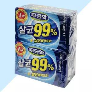 무궁화 살균 99% 세탁비누 230g 4개입
