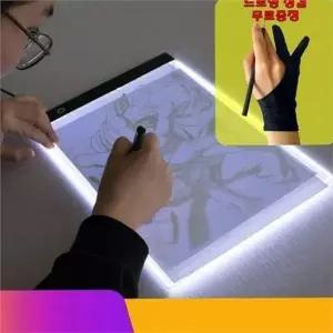[에이치플러스몰]a4 led 드로잉 보드 a4 드로잉 라이트 박스 트레이싱 스케치 그림