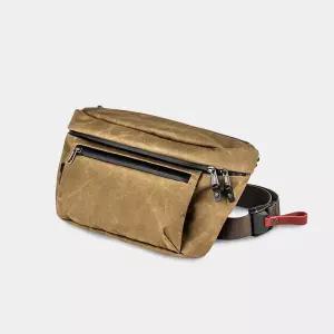 [WOTANCRAFT] 우탄크래프트 가방 Waist Pack Sling Pouch 3.5L Khaki brown