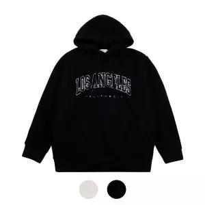 [모로엠]남성 양털 레터링 자수 캐주얼 후드티 9MI TSA LAHOODY_P433669432