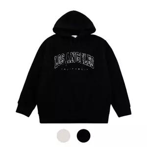 [모로엠]남성 양털 레터링 자수 캐주얼 후드티 9MI-TSA-LAHOODY
