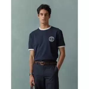 Brooks Brothers [Online Exclusive] 링거티셔츠 (네이비) (BBNPMOG204) 1111021