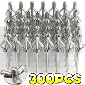 목공피스 30050PCS 알루미늄 합금 블라인드 리벳 모듬 패스너용 키트 금속 라운드 차량용 수리용 나무 삼중