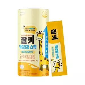 빙그레 잘키 어린이 키성장 스틱 망고맛 젤리 280g (14포) /2주분