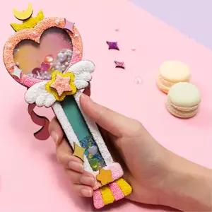 4인세트 컬러폼 소리나는 요술봉만들기 쉐이커아트 초등 학습교구 문화센터 체험수업 미술활동