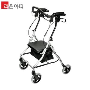 라온아띠 성인용 보행기 KCS-501N 실버카 노인용/할머니 보행보조기 유모차