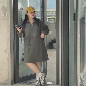 [제작/빅사이즈]이블렛 프티므 스트링 배색 원피스 제이스타일