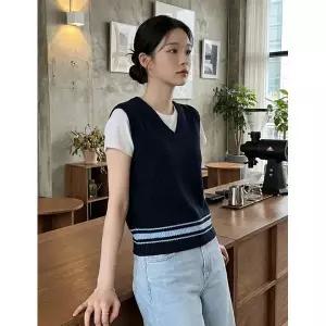 [하프클럽/숲]브이넥 니트 베스트(SZ4VK30)