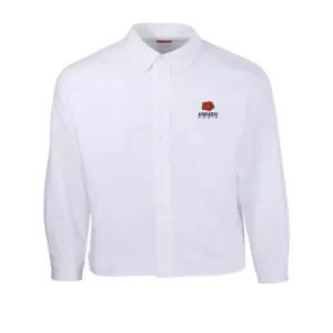 겐조 긴팔 셔츠 FD5 5CH410 9LO 01 WHITE DOM