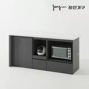 [장인가구]제스트S 대리석 홈바 수납 아일랜드 식탁 1800 수납오픈형