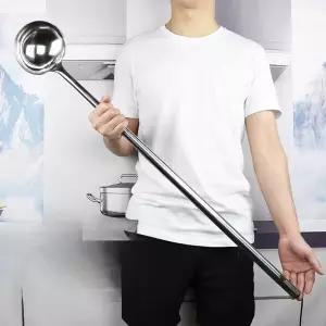 긴 국자 1m 스푼 대형 업소용 식당 급식용 배식 스테인리스 손잡이