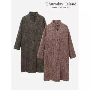 [써스데이아일랜드][Thursday Island] 반하이넥 롱 코트(T238MCT632W)
