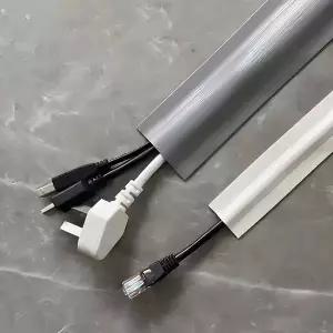 PVC 전선 몰딩 쫄대 전선가리개 전기선 전기 커버 바닥 랜선 정리 2m 3m