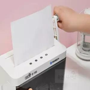 울언니추천샵 카피어랜드 수동세단기 S-190 서류파쇄기 문서세절기 문서파쇄기사무실용