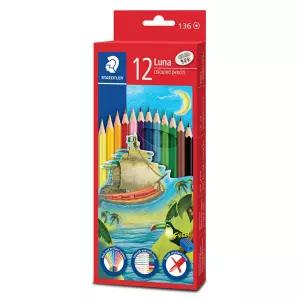 스테들러 루나 136 색연필 12색 세트 종이케이스 STAEDTLER Luna 136 C12