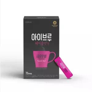 헤이즐넛 커피 스틱 70T 헤즐넛 헤이즐넛향 인스턴트 콜롬비아 아이브루