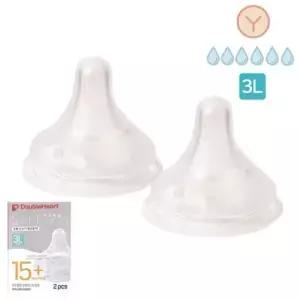 더블하트 모유실감 3세대 젖꼭지 3L단계(2P)
