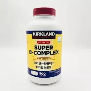 [코스트코] 커클랜드 시그니춰 슈퍼 B-콤플렉스(1,236mg x 500정)
